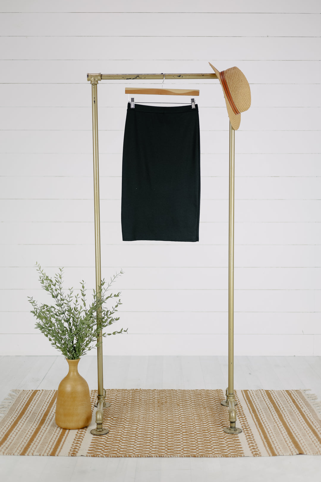 Crew Pencil Skirt - Black