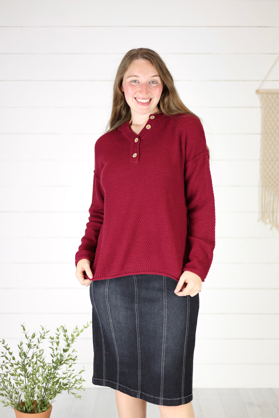 Judith Sweater - Cabernet