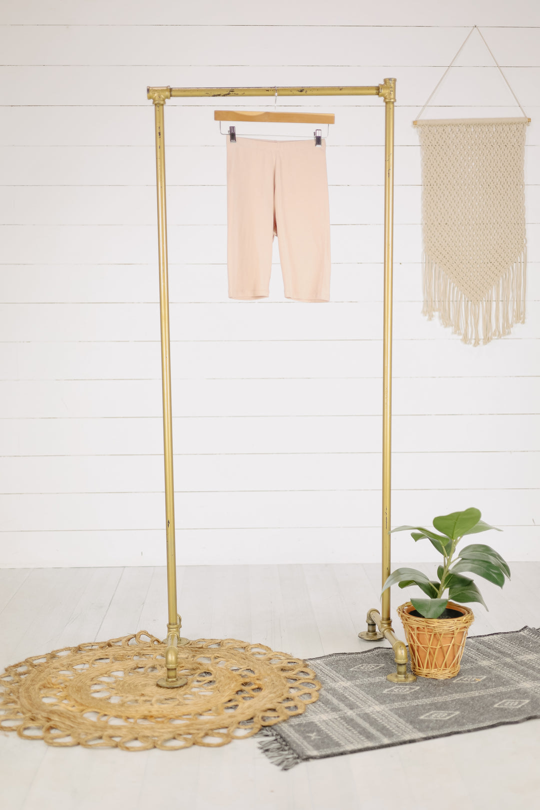 Cotton Slip Shorts- Dusty Blush