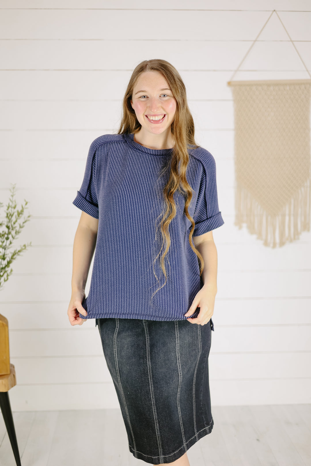 Briggs Top - Navy