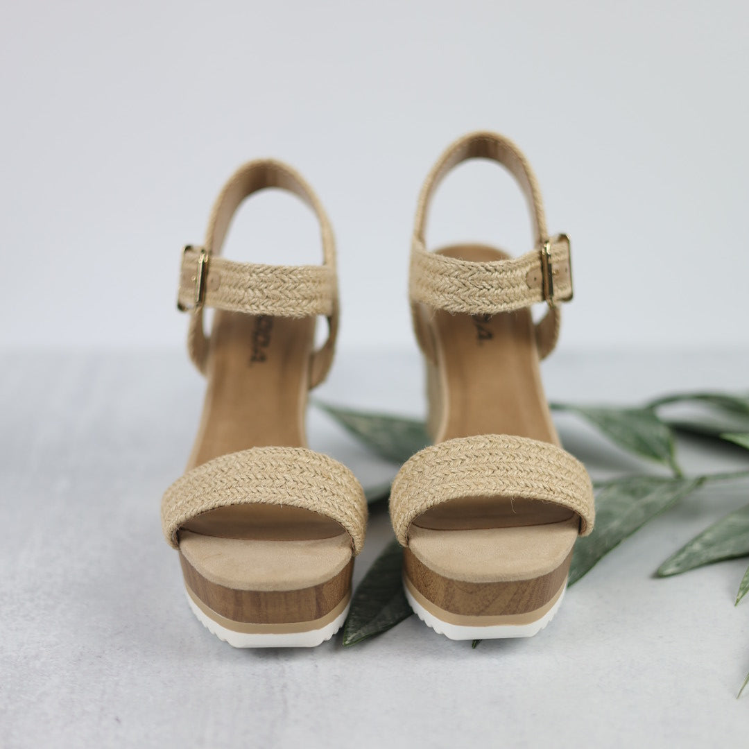 Shaye Wedges - Natural