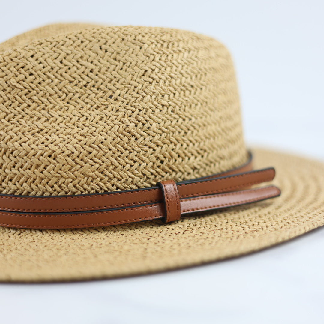 Kennedi Panama Hat - Lt. Brown