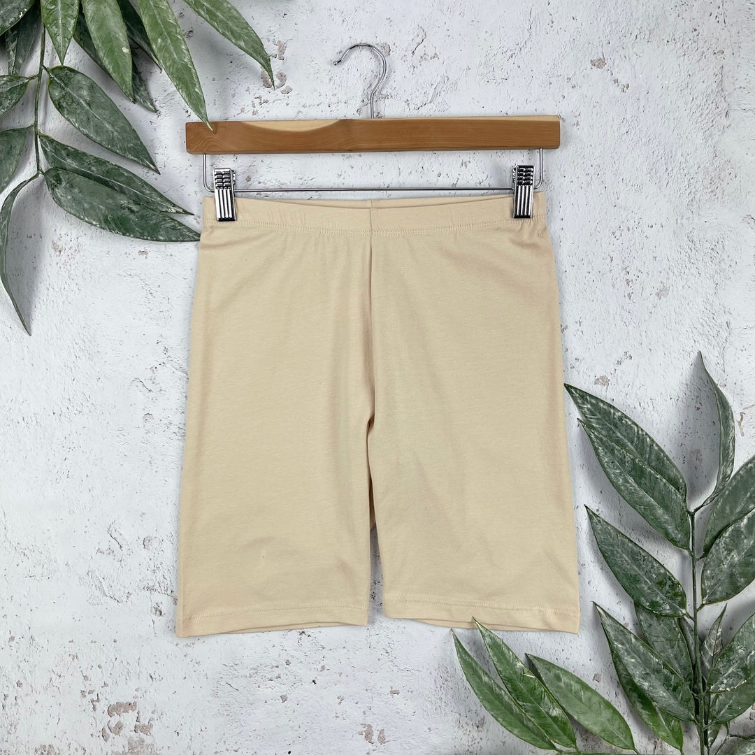 Cotton Slip Shorts- Taupe