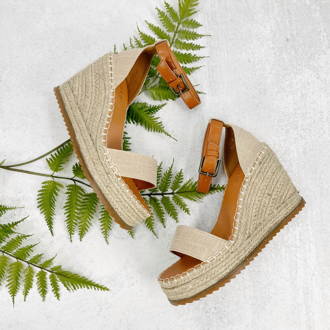 Willow Wedges - Taupe