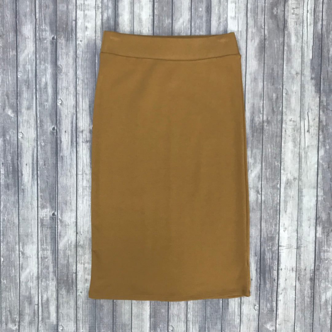 Channing Pencil Skirt-Coffee/Final Sale