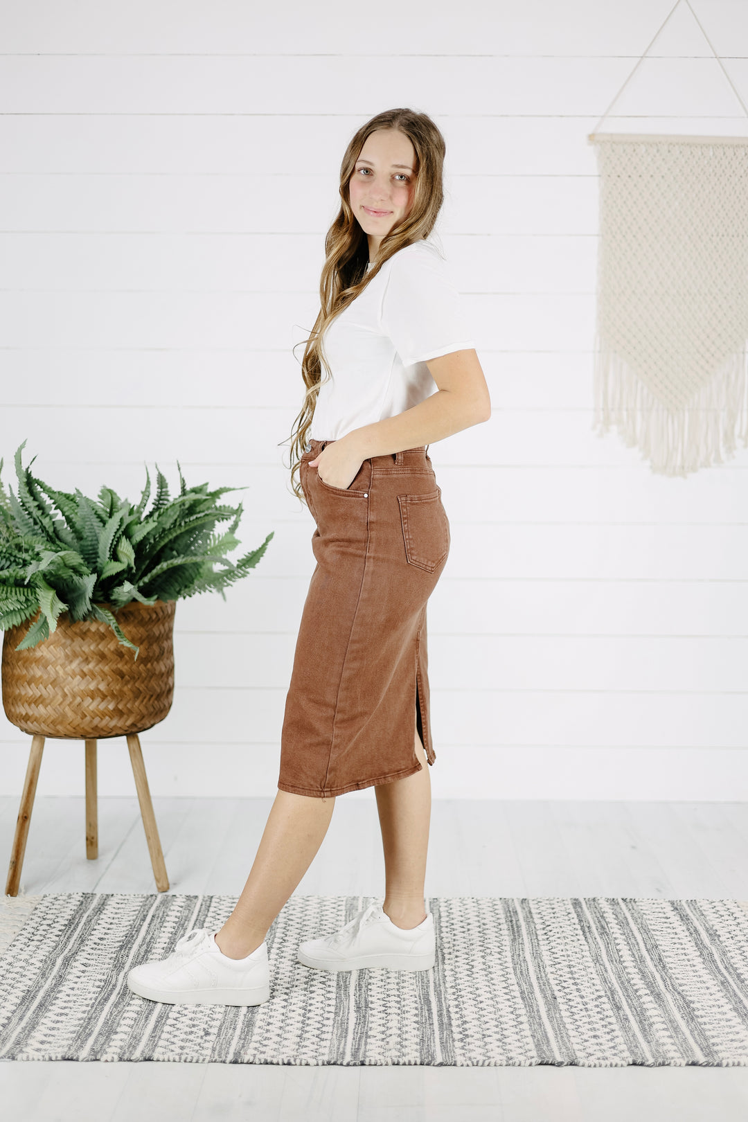 Dawson Skirt - Espresso/Final Sale