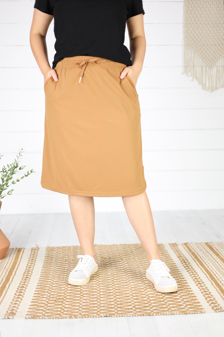 Mod Everyday Skirt- Caramel