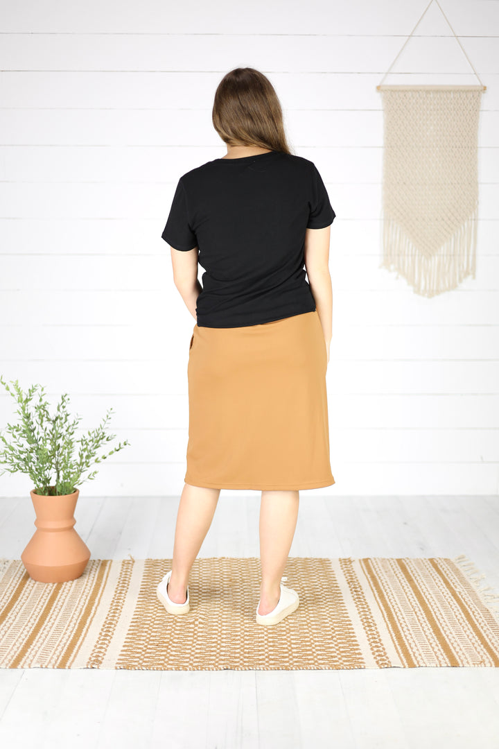Mod Everyday Skirt- Caramel