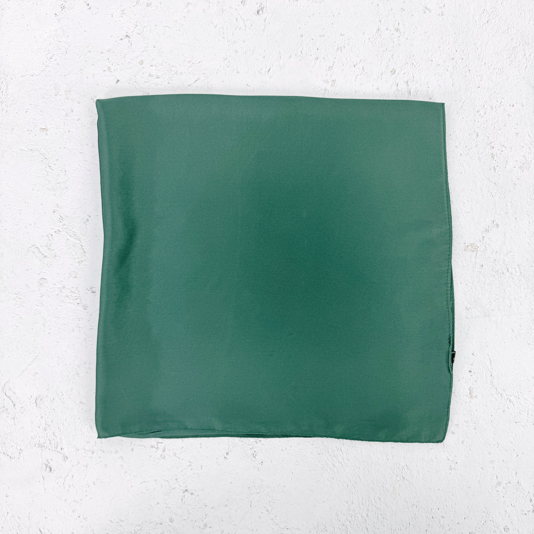 Square Neck Scarf-Hunter Green