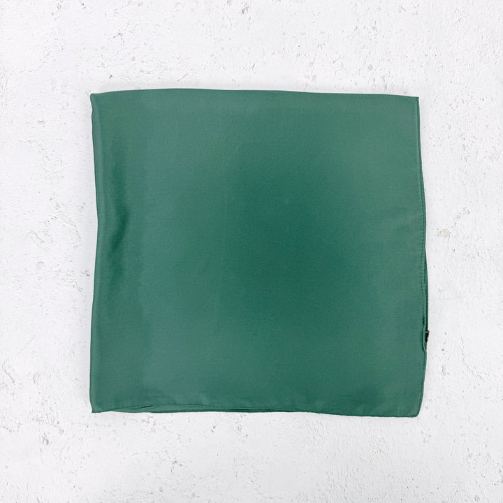 Square Neck Scarf-Hunter Green