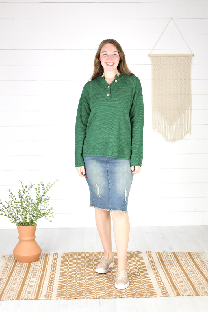 Judith Sweater - Dk. Green