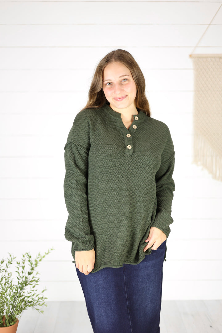 Judith Sweater -Dk. Olive