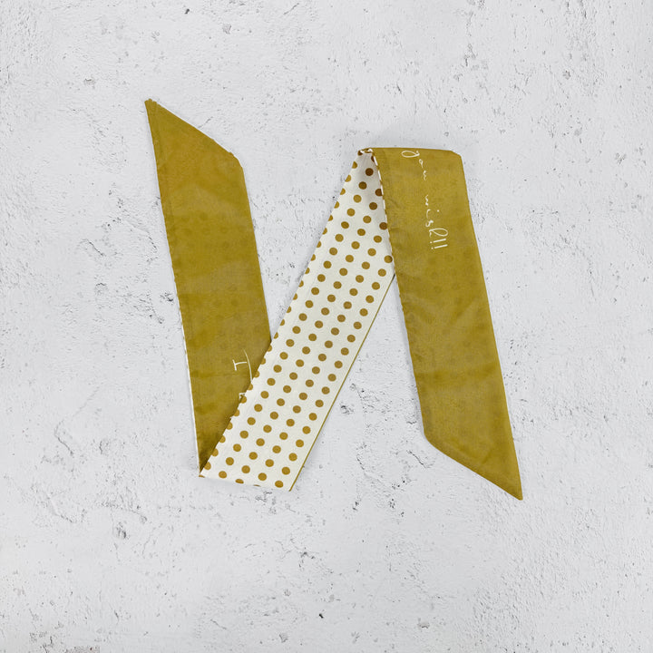 Dottie Skinny Scarf- Yelllow