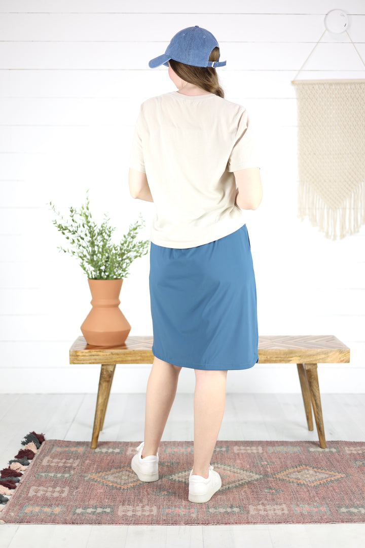Mod Everyday Skirt-Cosmic Blue