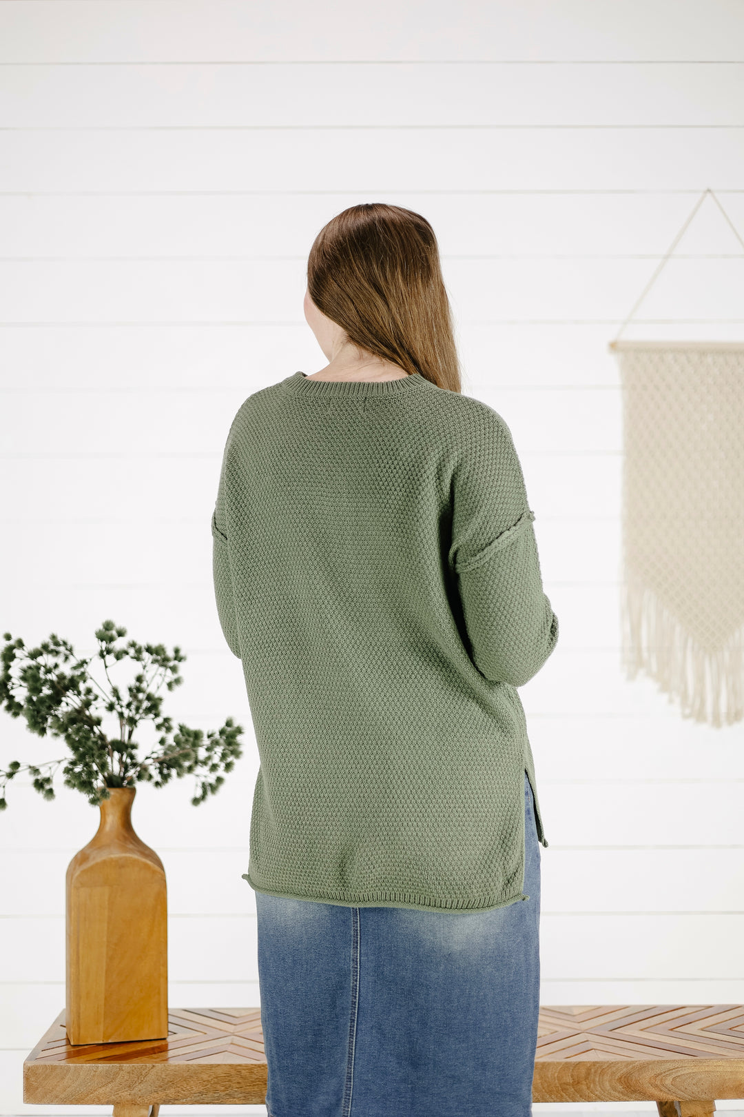Judith Sweater - Lt. Olive