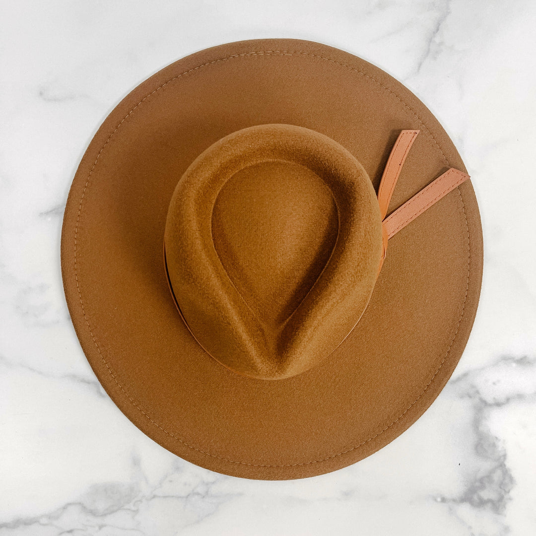 Wesson Wide Brim Hat - Camel