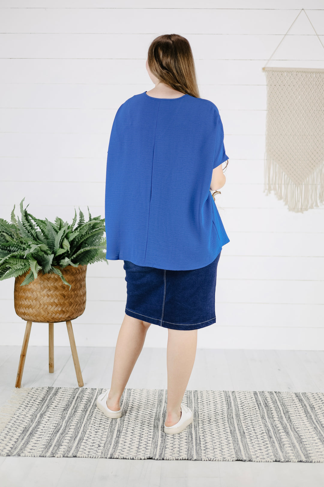 Brandi Top -Classic Blue