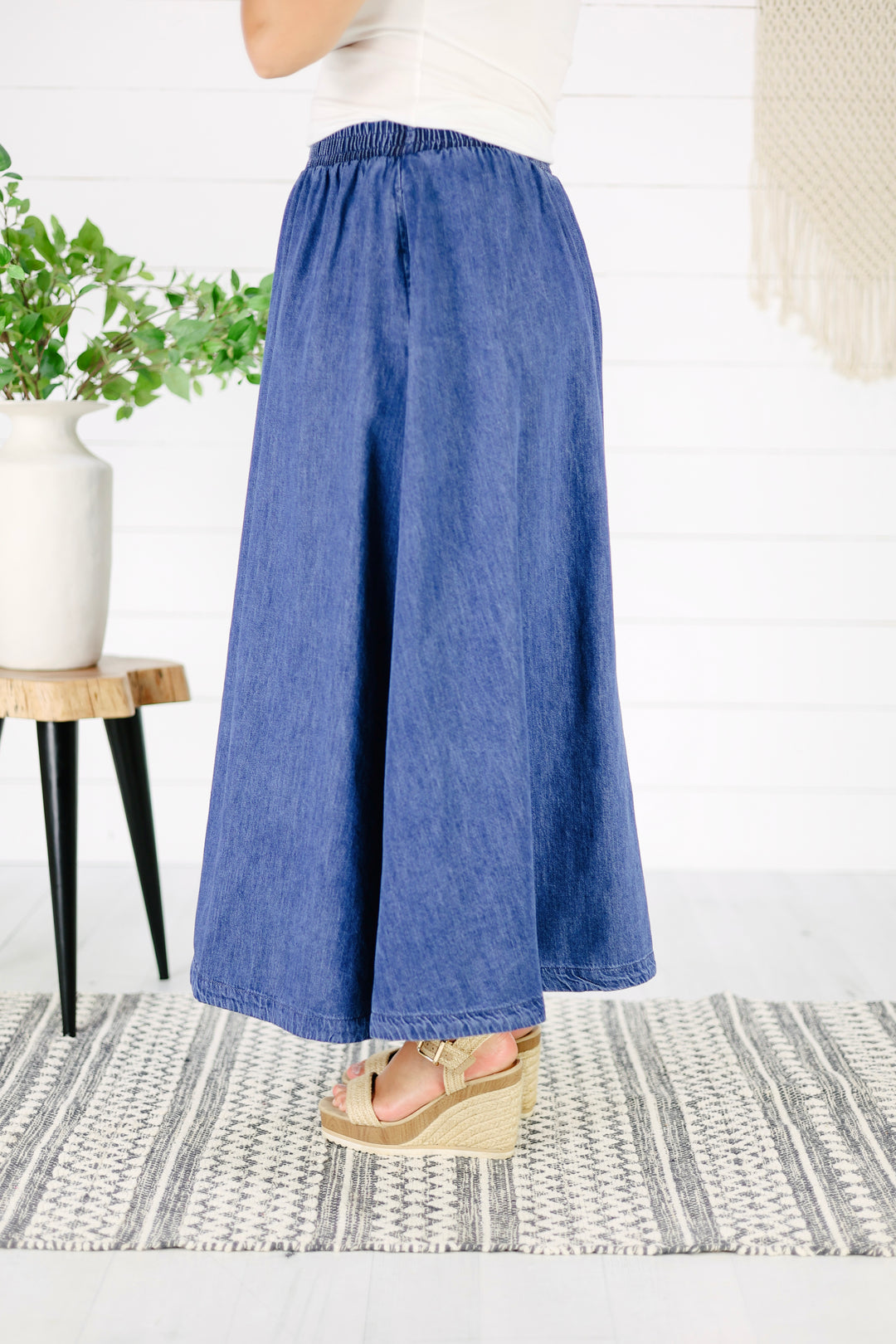 Ashford Maxi Skirt- Denim