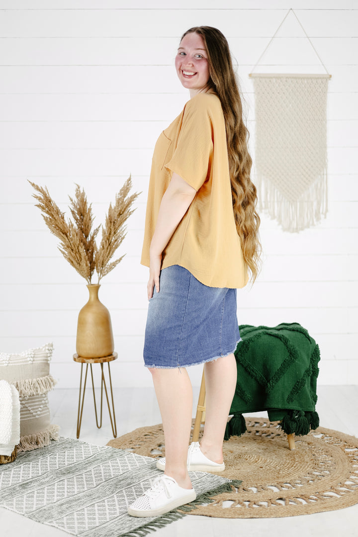 Shelby Top - Honey/Final Sale