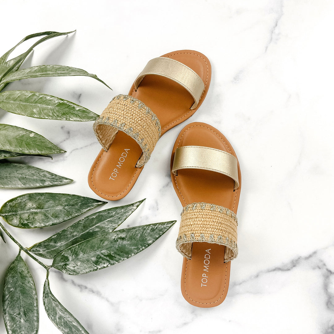 Dublin Sandals - Gold