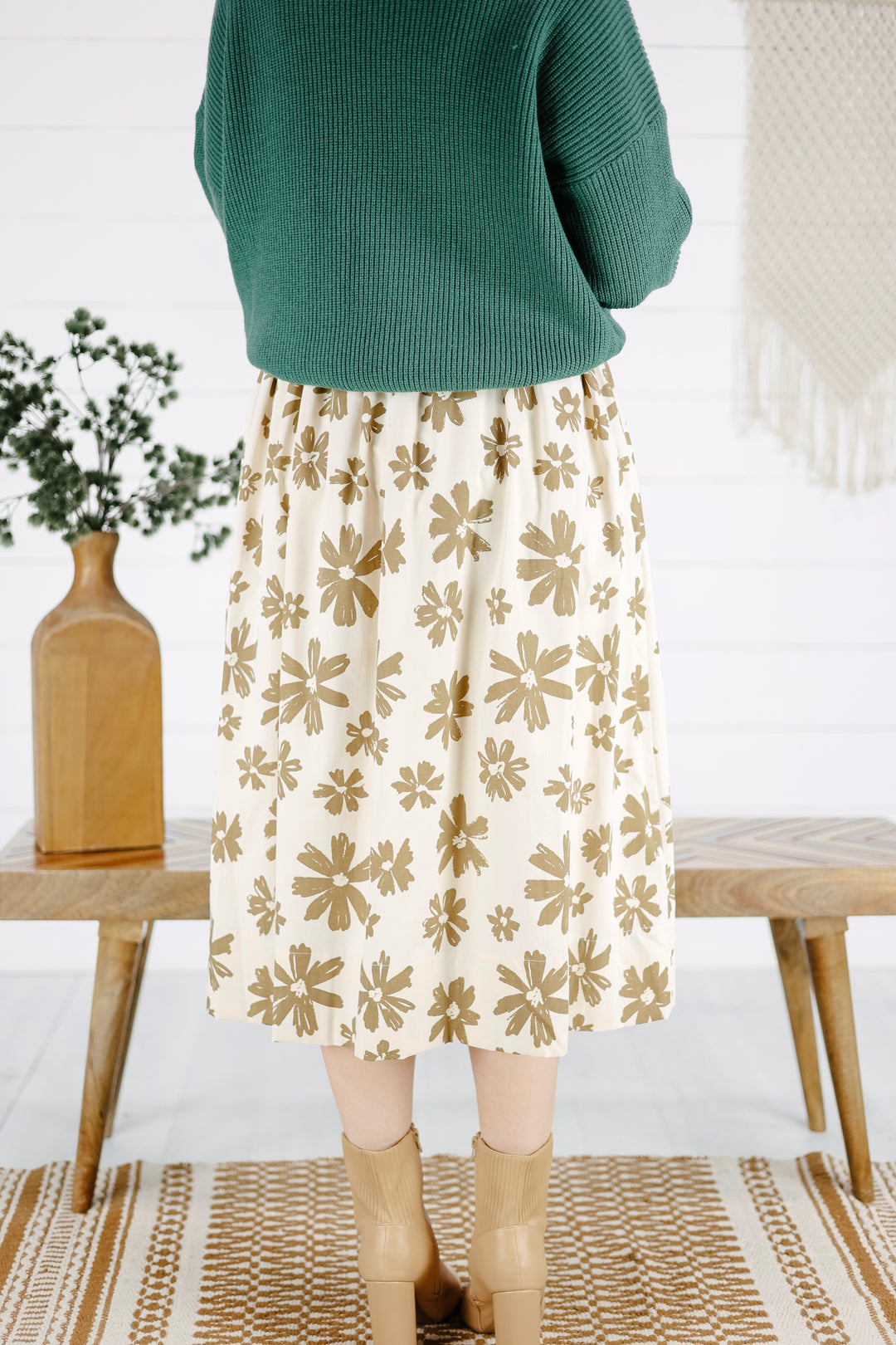 Amanda Midi Skirt- Multi