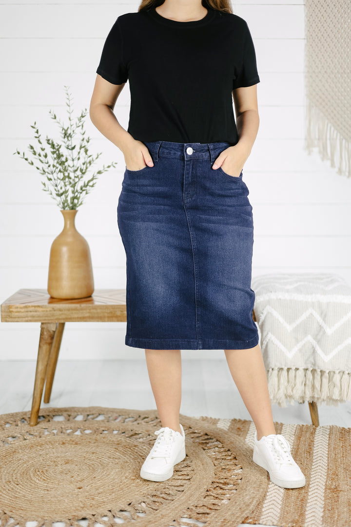 Jamison Denim Skirt