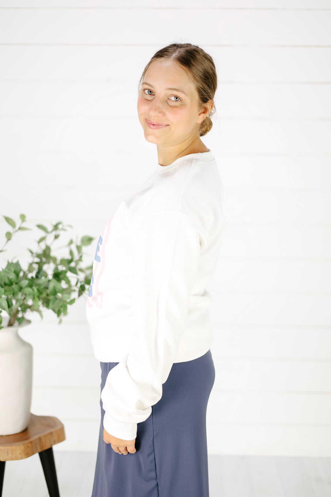 Jesus Coffee Books Sweatshirt- White