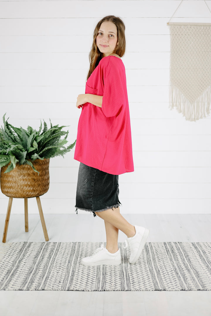 Brandi Top -Viva Magenta