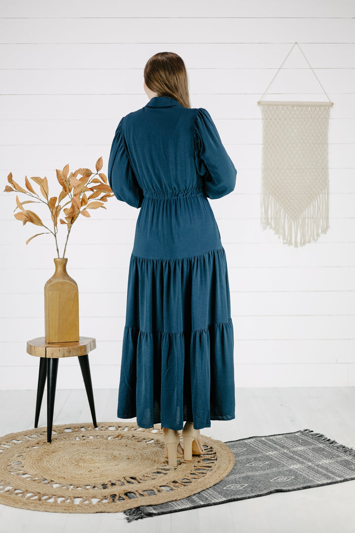 Bonnie Maxi Dress - Dark Teal/Final Sale