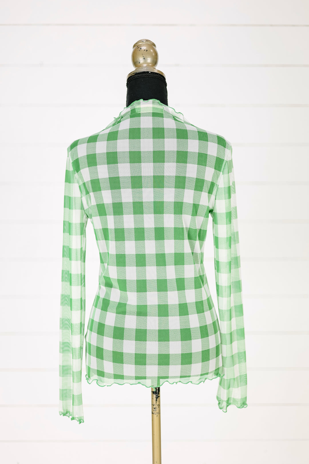 Daxton Mesh Top- Green