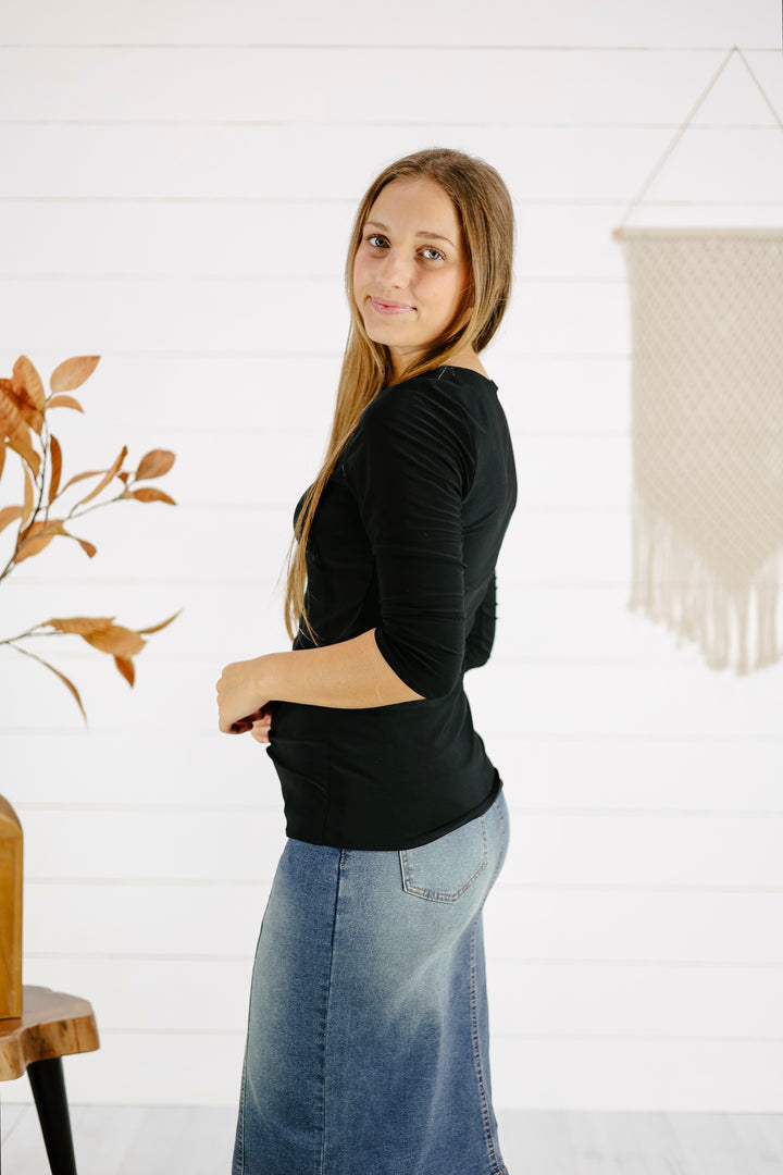Jessa Layering Top - Black