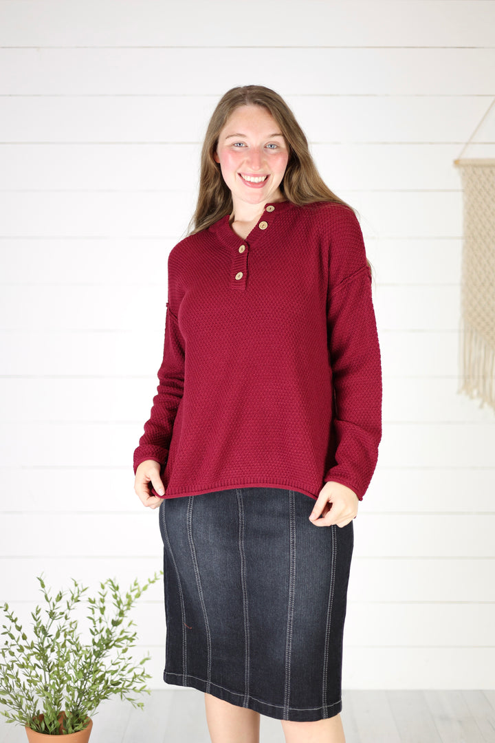 Judith Sweater - Cabernet