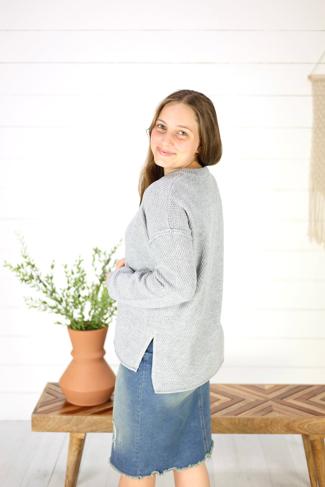 Judith Sweater - H. Grey