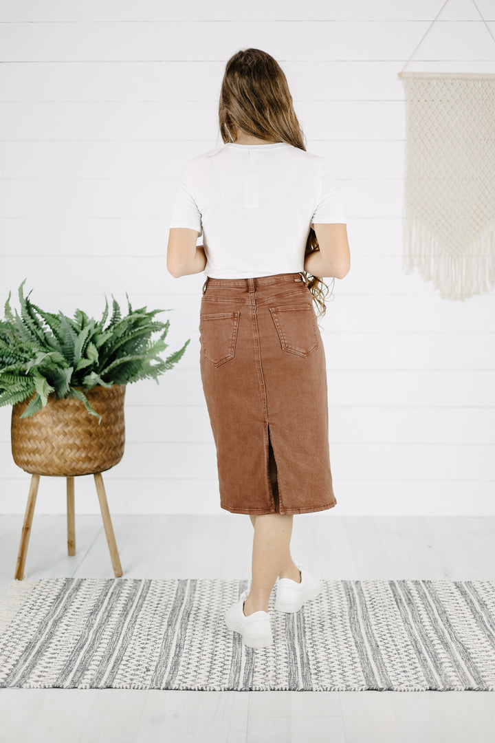 Dawson Skirt - Espresso/Final Sale