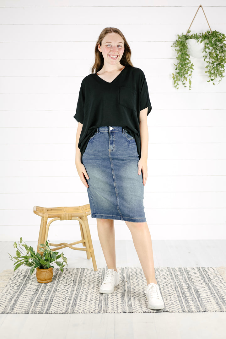 Benson Denim Skirt - Vintage
