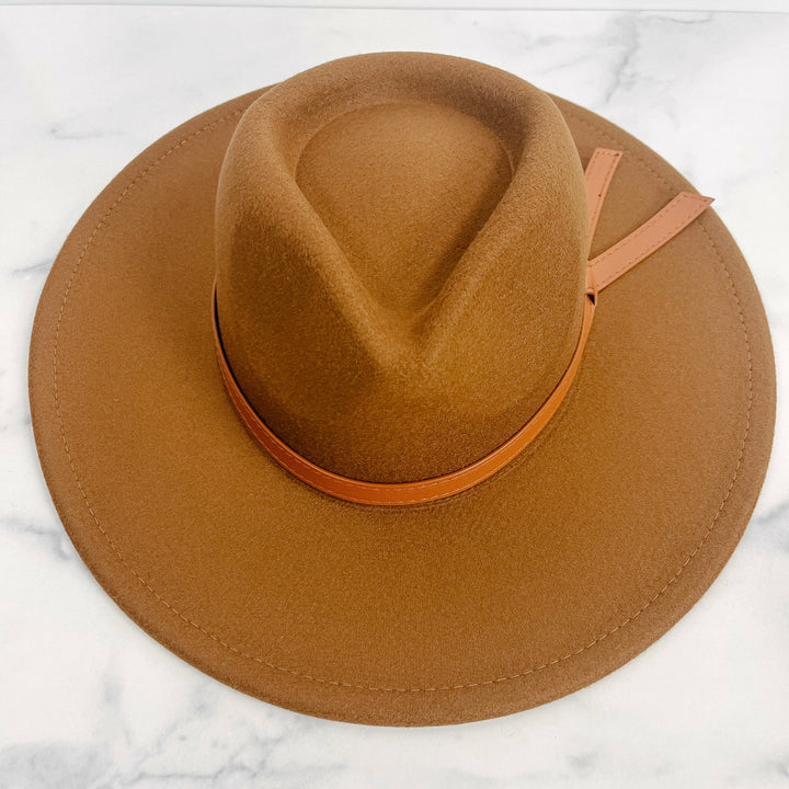 Wesson Wide Brim Hat - Camel