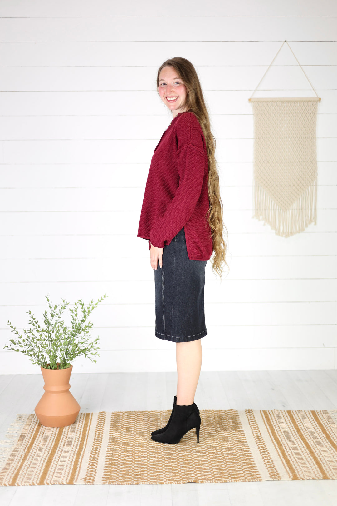 Judith Sweater - Cabernet
