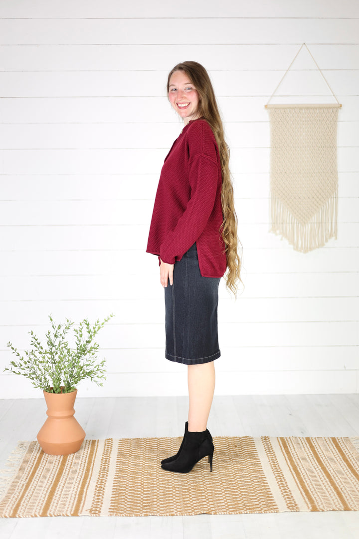 Judith Sweater - Cabernet