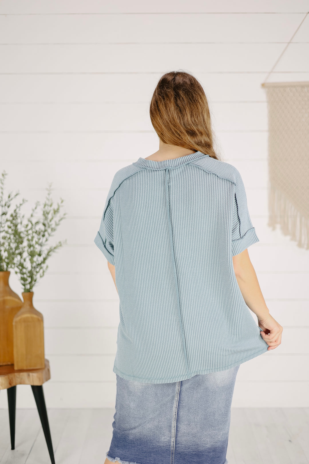 Briggs Top - Azul Gris