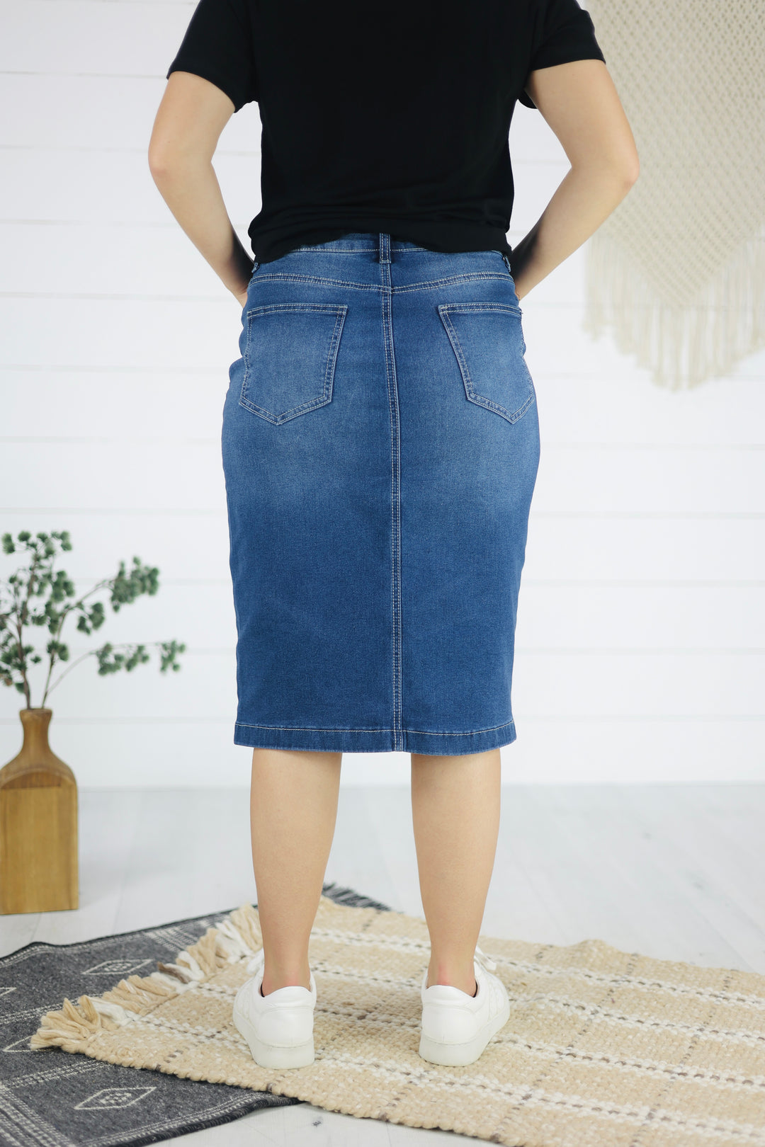 Benson Denim Skirt - Indigo