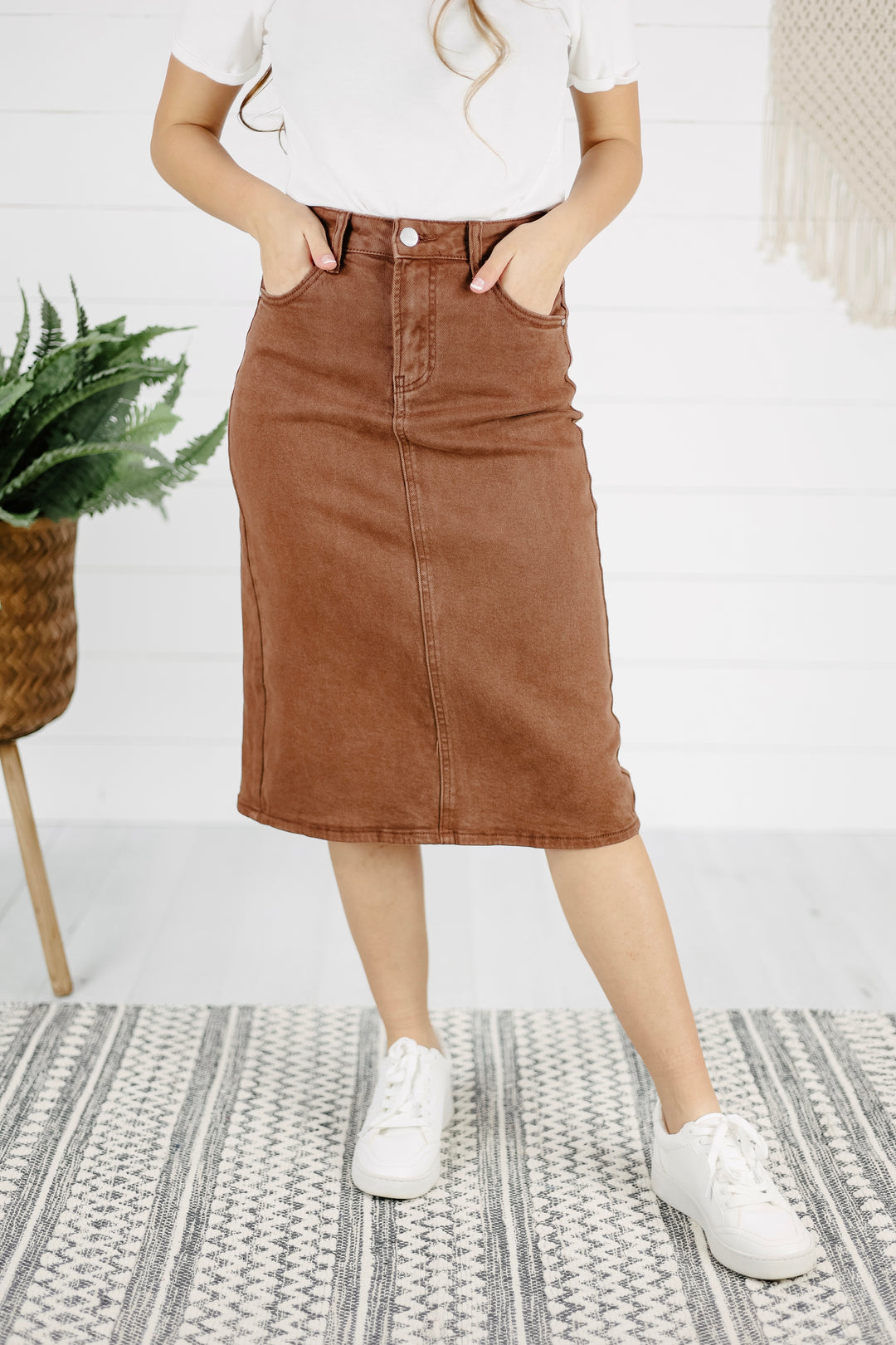 Dawson Skirt - Espresso/Final Sale