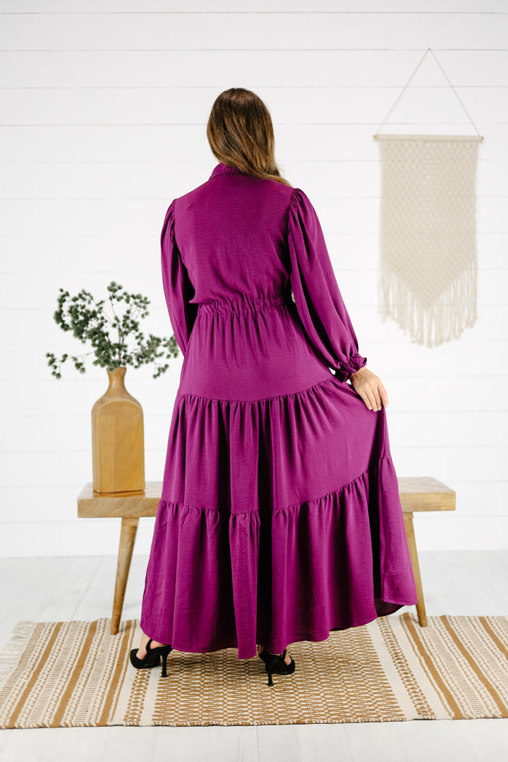 Bonnie Maxi Dress - Magenta/Final Sale