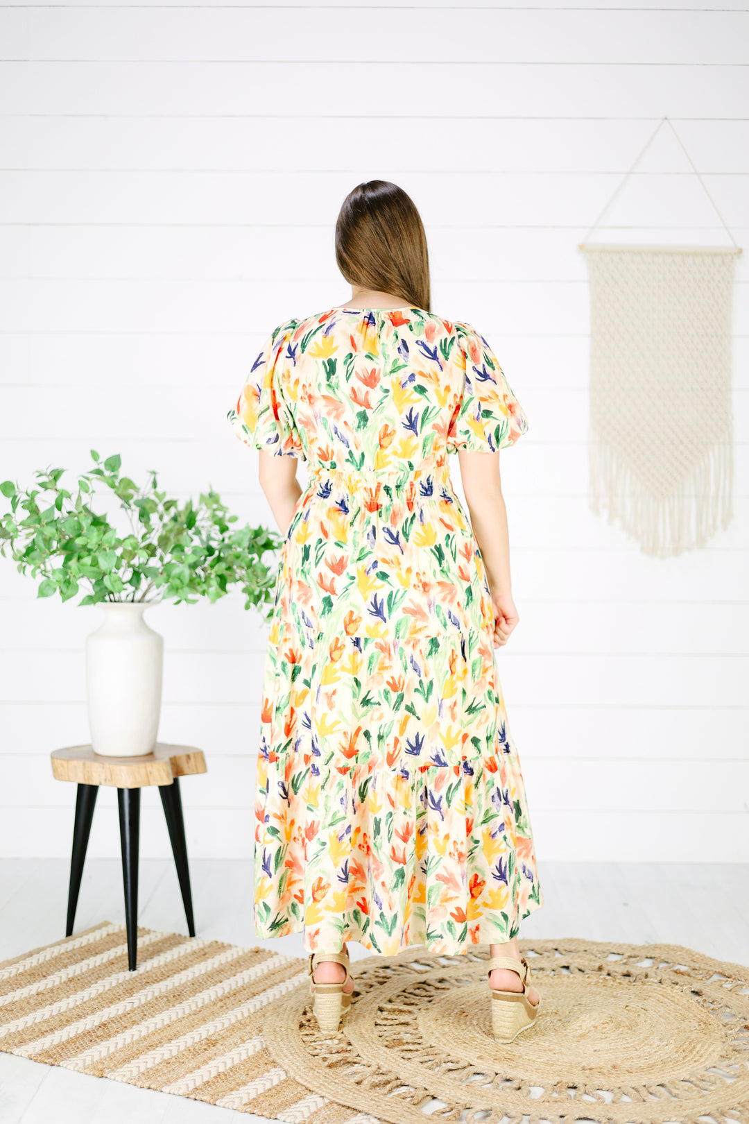Emerson Floral Maxi Dress- Red