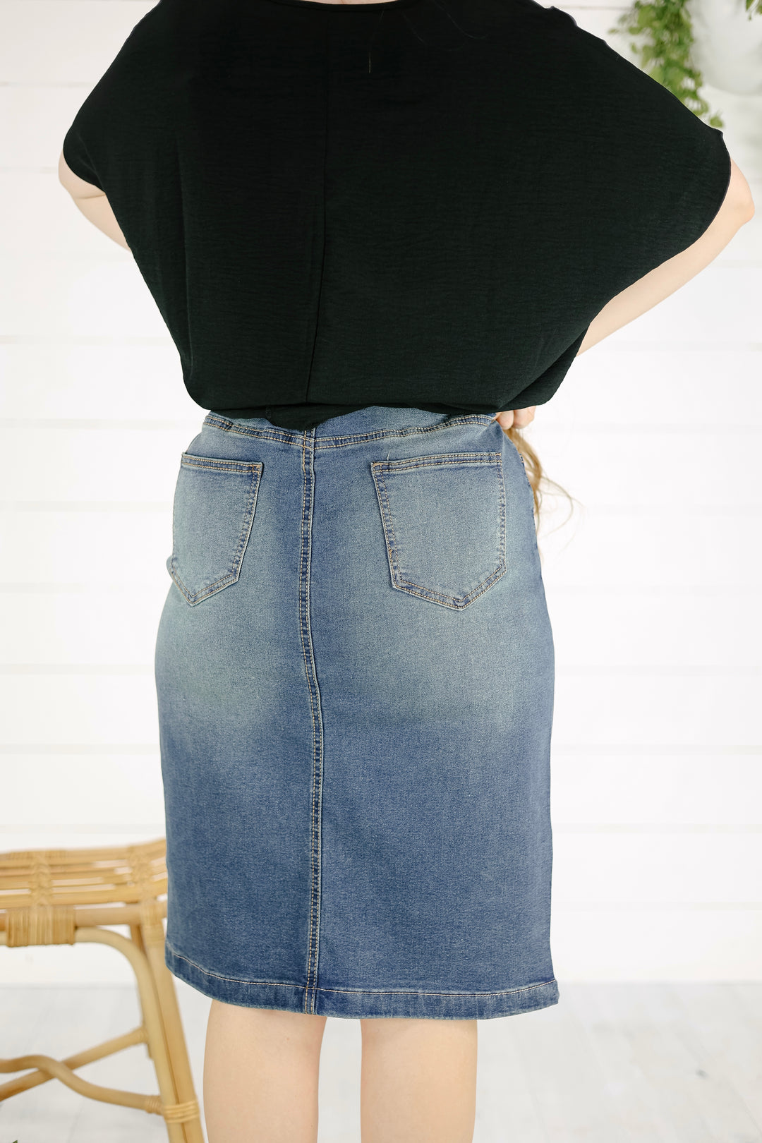 Benson Denim Skirt - Vintage