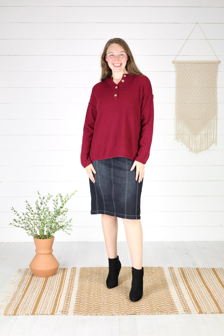 Judith Sweater - Cabernet