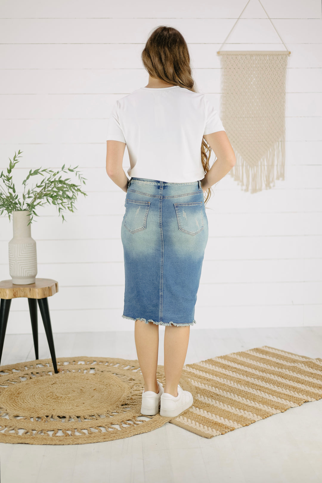 Miles Denim Skirt -Vintage Wash