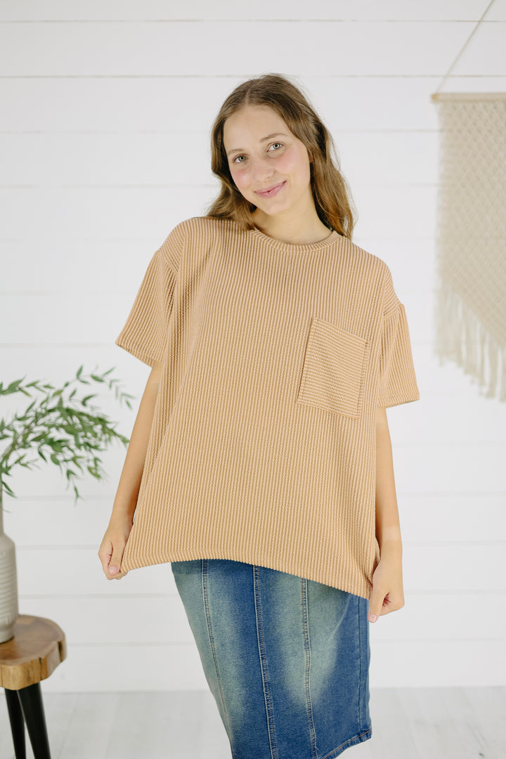 Lidia Top -Carmel/Final Sale