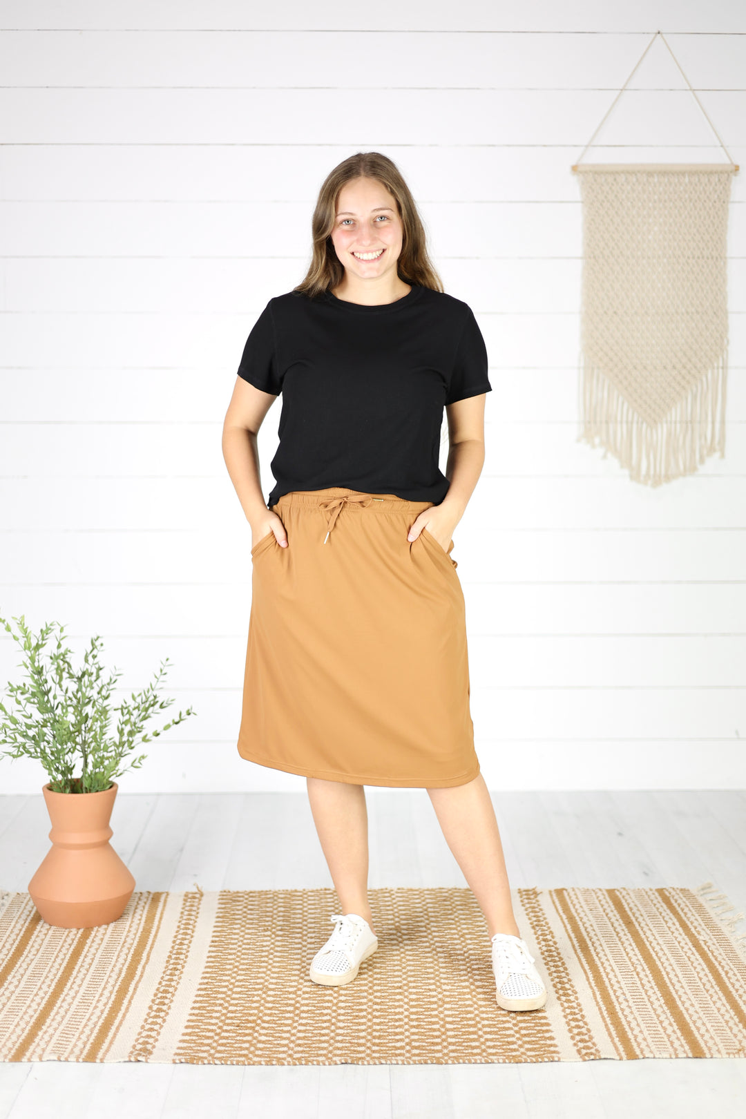 Mod Everyday Skirt- Caramel
