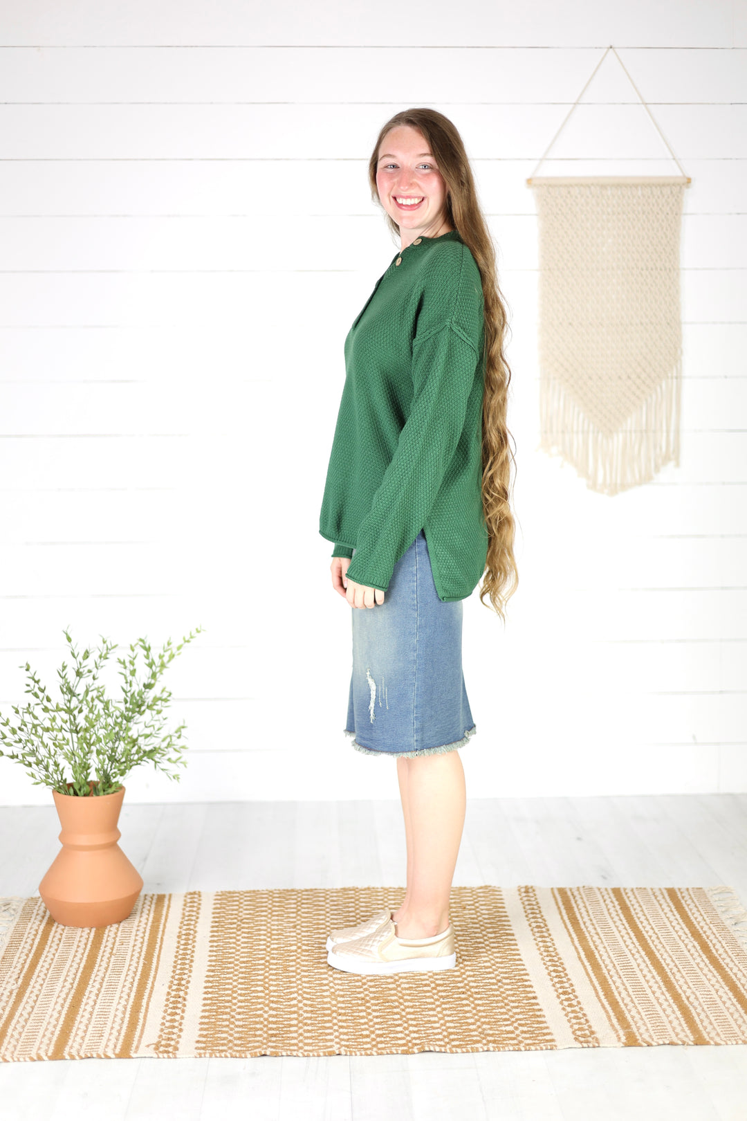 Judith Sweater - Dk. Green