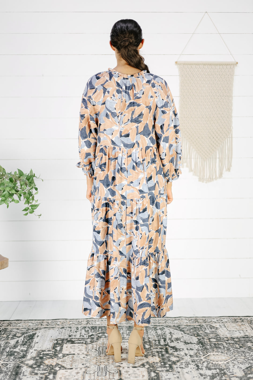 Boniva Tiered Dress - Blue
